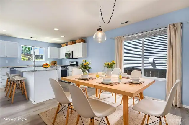 Dining Area Virtual Staging