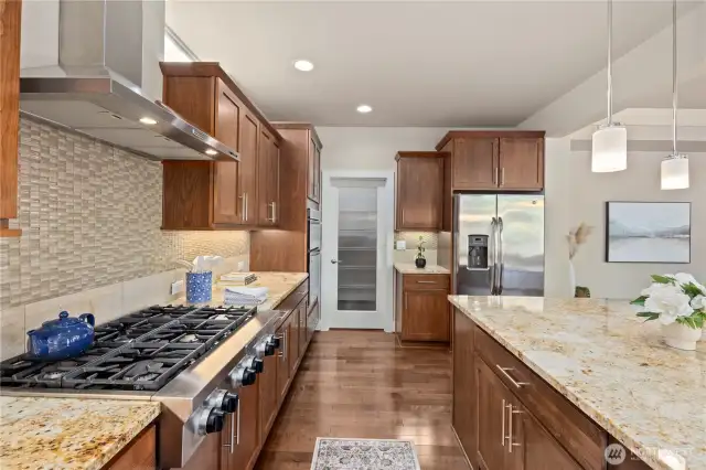 Enjoy your enormous walk-in pantry off the kitchen