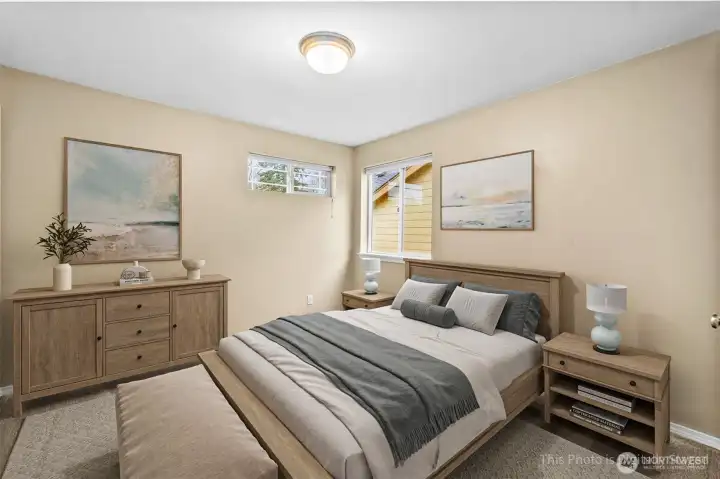 One of the FOUR bedrooms