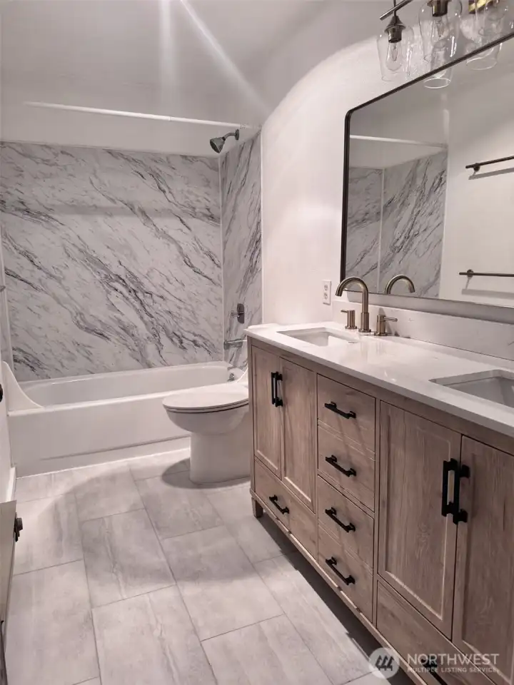 Unit 12722 - Stunning remodeled full bathroom on the upper floor