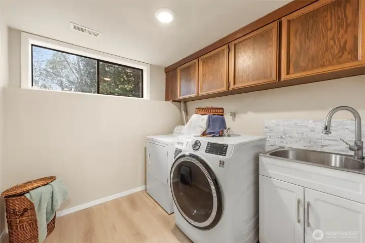 laundry room downstairs