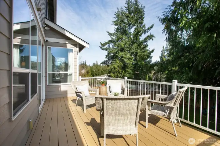 Porch off kitchen & living room