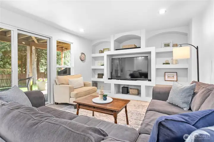 Basement family room