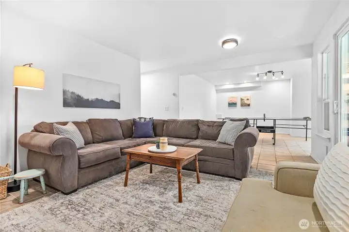 Basement family room