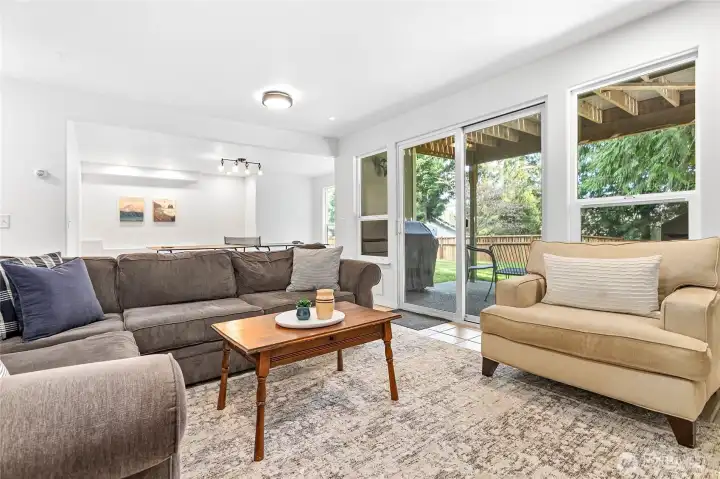 Basement family room