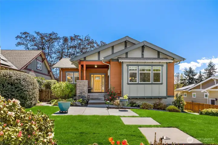 This home sits on a quiet cul-de-sac, amongst other well-maintained homes with manicured gardens.