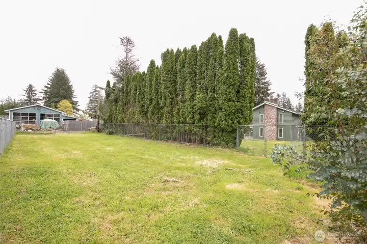 Fully Fenced Rear Yard