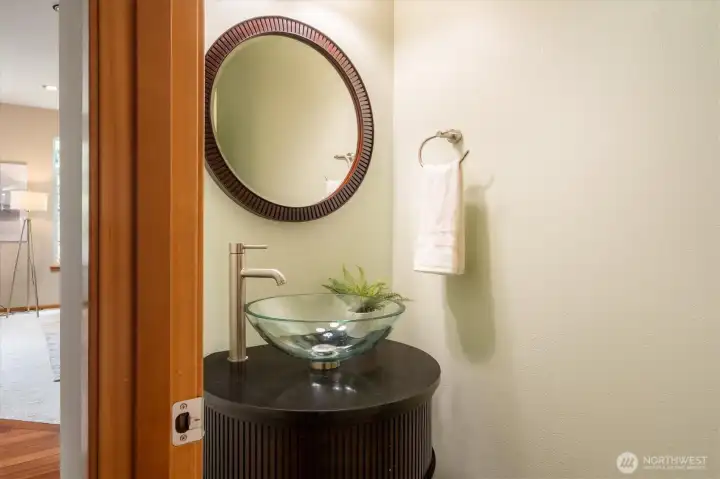 Main level half bath Main level half bath