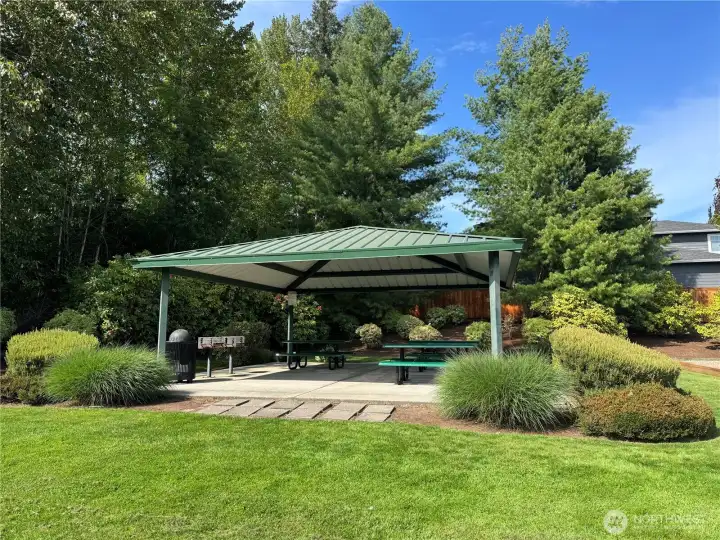 Covered picnic area Covered picnic area