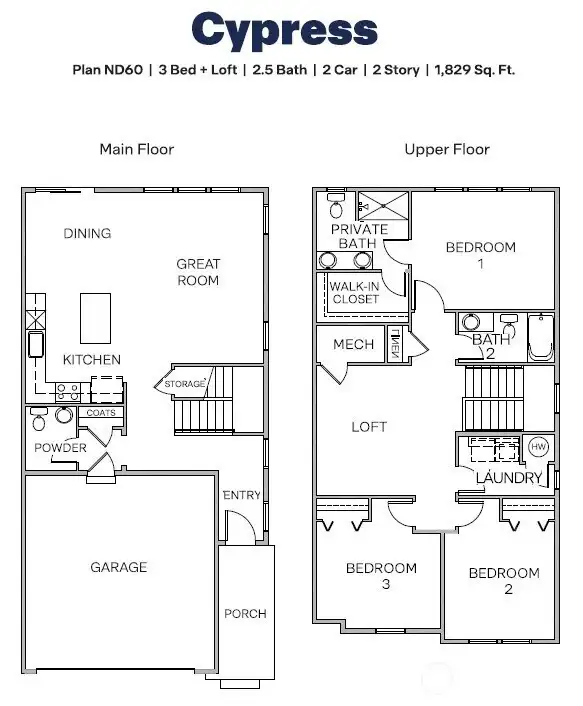 Cypress Marketing Floor Plan