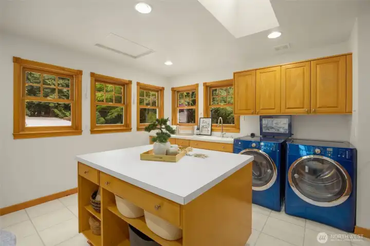 Oversized laundry / utility / mud room
