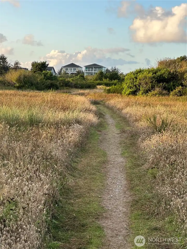 Enjoy the trails at Oyhut Bay.