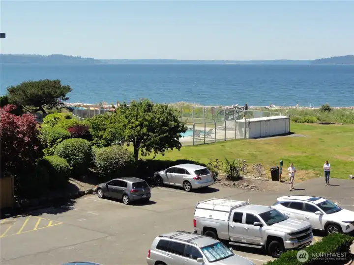 View from deck