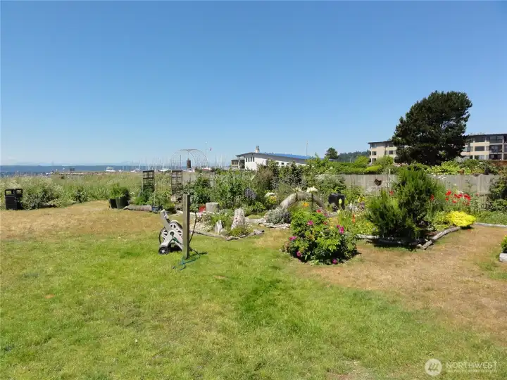 Private garden area