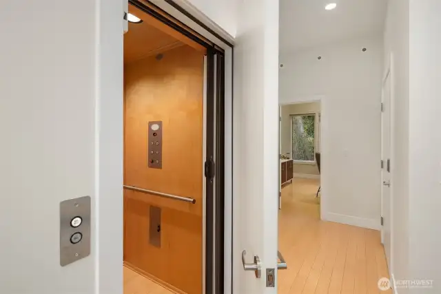 Don't feel like getting your steps in today?  Elevator access to all floors.