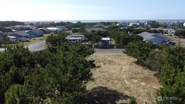 Looking west towards the ocean.