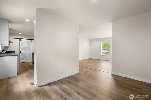Formal dining space