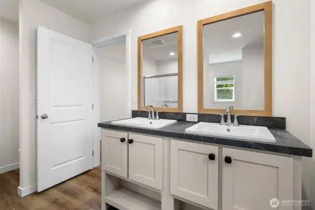 Impressive primary bathroom