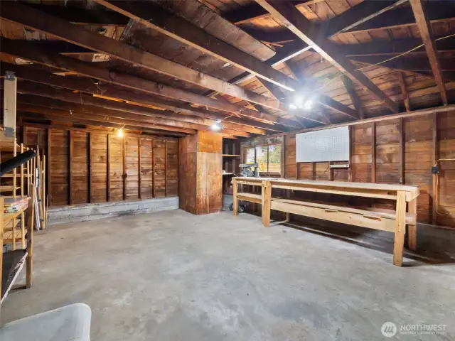 Well built brick garage