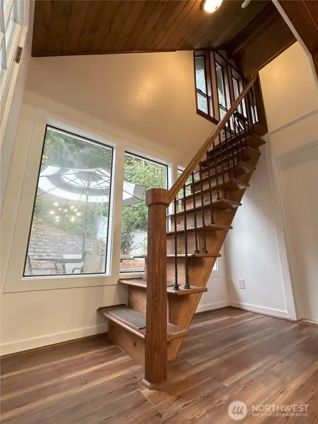 Stairs to loft
