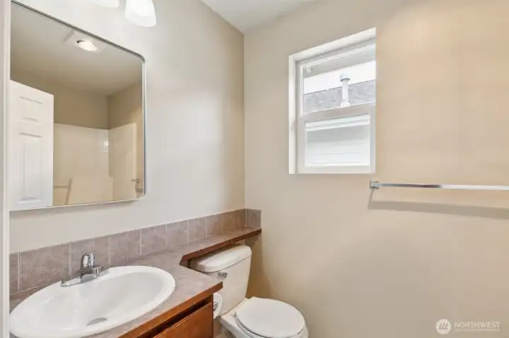Upstairs guest bathroom