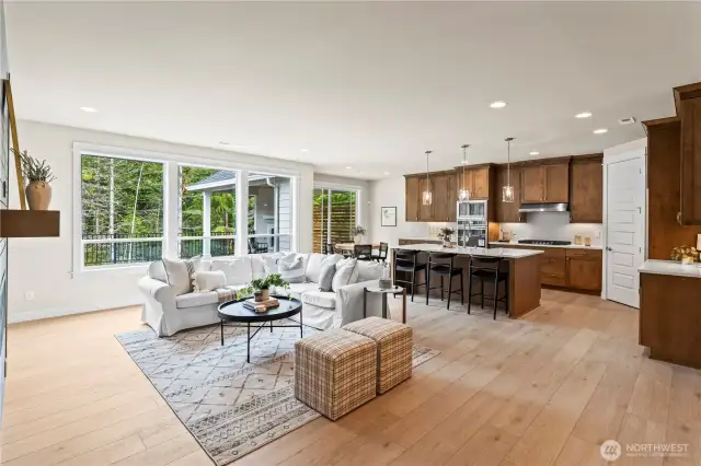 Great Room, Kitchen and Nook