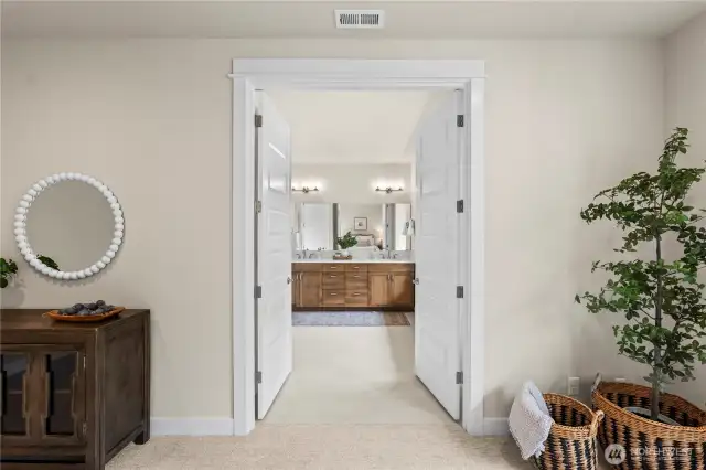 Primary Bedroom into Primary Bath