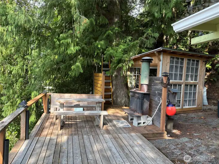 Trees for privacy.