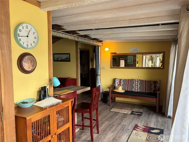 Cabin entrance