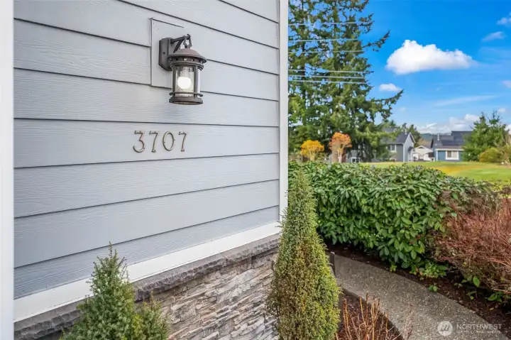 3707 sits high on the corner lot, allowing for exceptional natural light and lovely views.