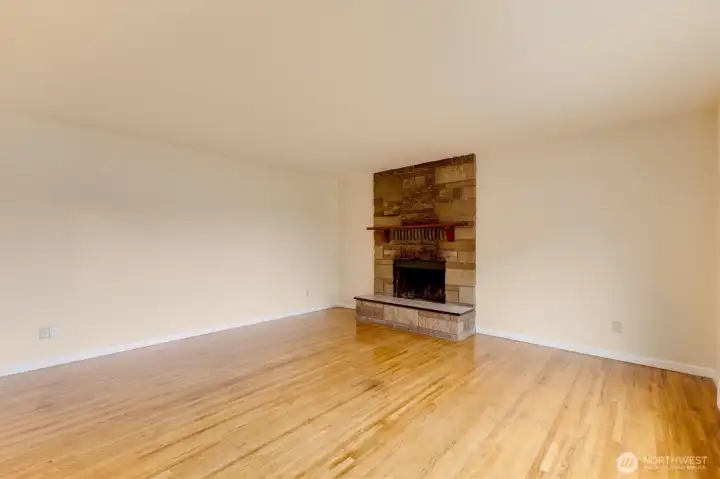 Neutral colors in a good-sized Living Room