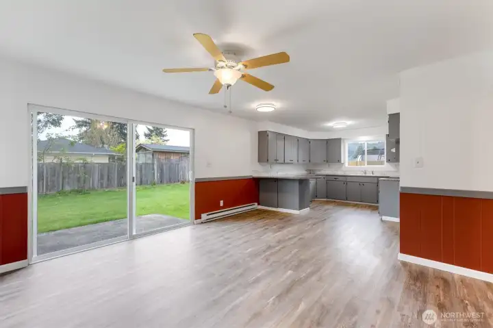 Large open-concept area