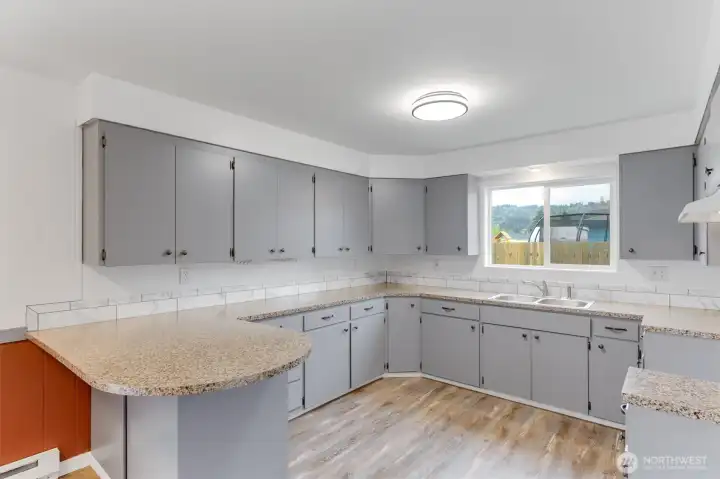Kitchen with EATING BAR Kitchen with EATING BAR
