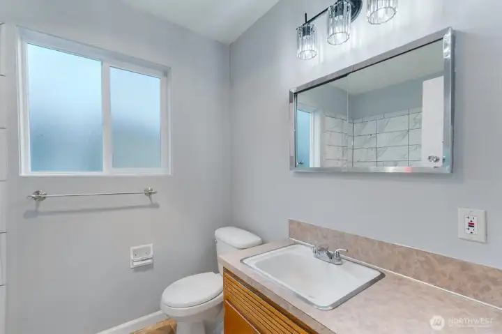 Main Bathroom, partially updated Main Bathroom, partially updated