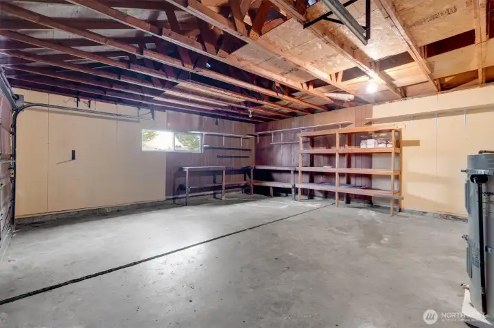 Looking into the Garage, out the Laundry Room door