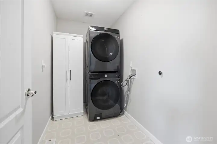 Main floor laundry room/ Utility room