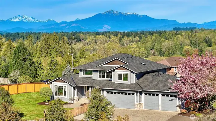 Home sits WEST and faces the view so that you can capture it from the 2nd floor