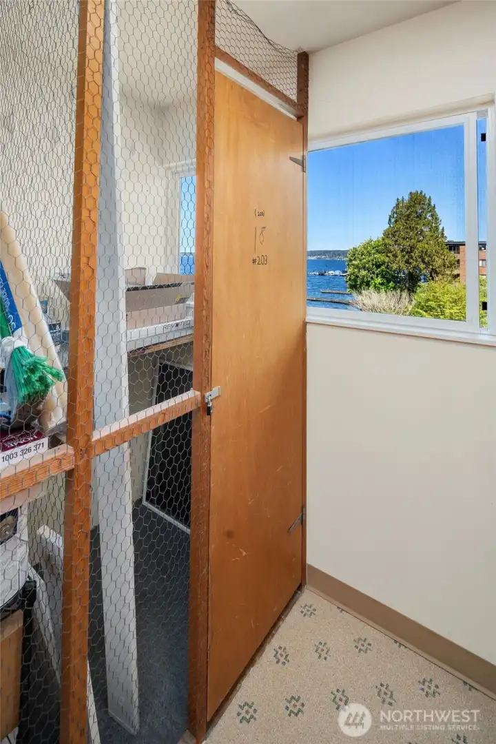 Storage Locker on 3rd Floor