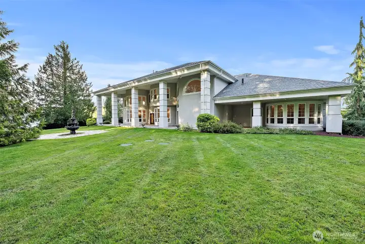 Covered outdoor living for year round entertaining.