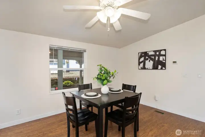 Large dining space