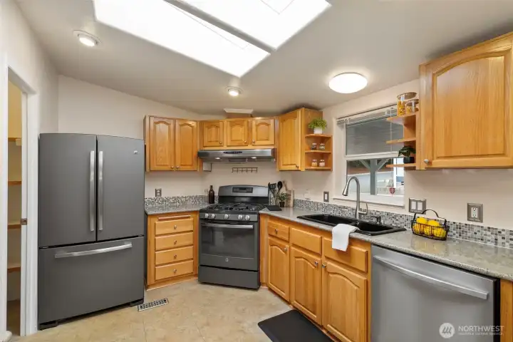 Black stainless steel appliances