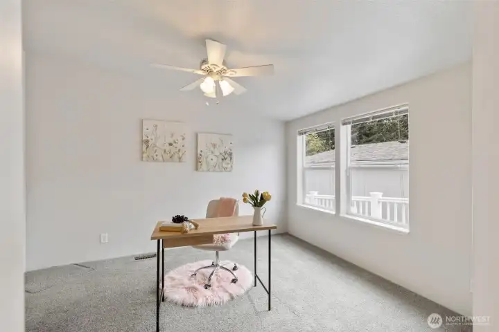 Den, office, hobby room?