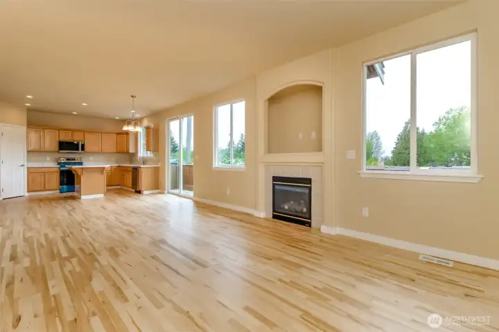 Family Room w/Gas Fireplace