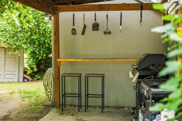 Designated BBQ space.