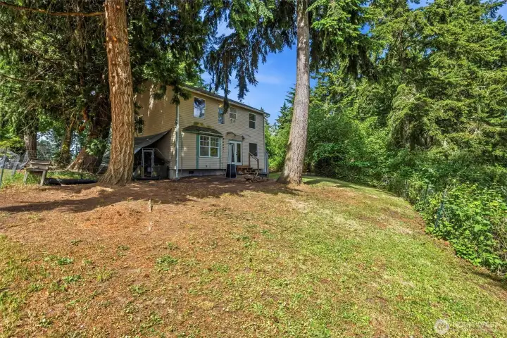Spacious .34 acre lot.