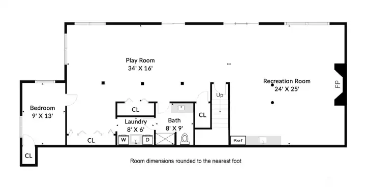 Lower level has huge rec room with kitchenette and additional office/den/bedroom and 3/4 bath Lower level has huge rec room with kitchenette and additional office/den/bedroom and 3/4 bath