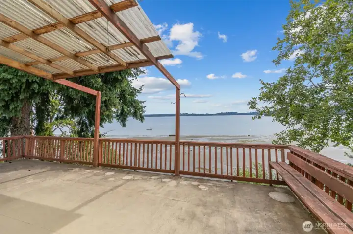 The view from the deck