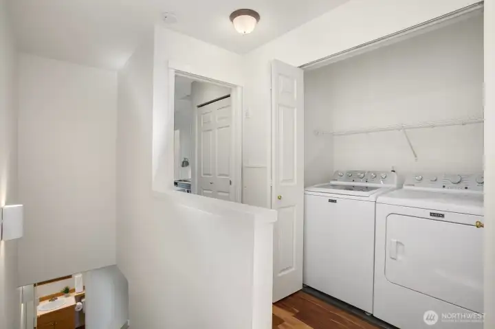 Upstairs laundry room Upstairs laundry room