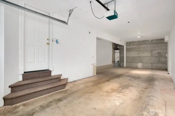 Tandem garage with extra storage Tandem garage with extra storage