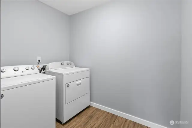 Laundry room.